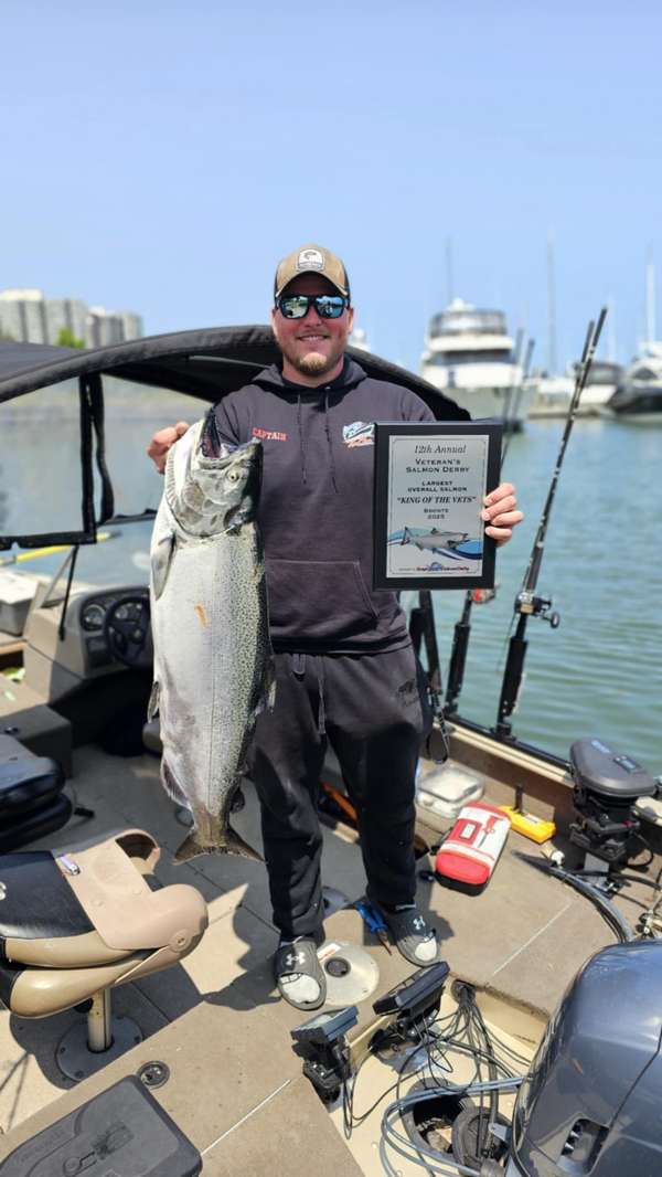 Captain Jesse with the Veterans Derby win!